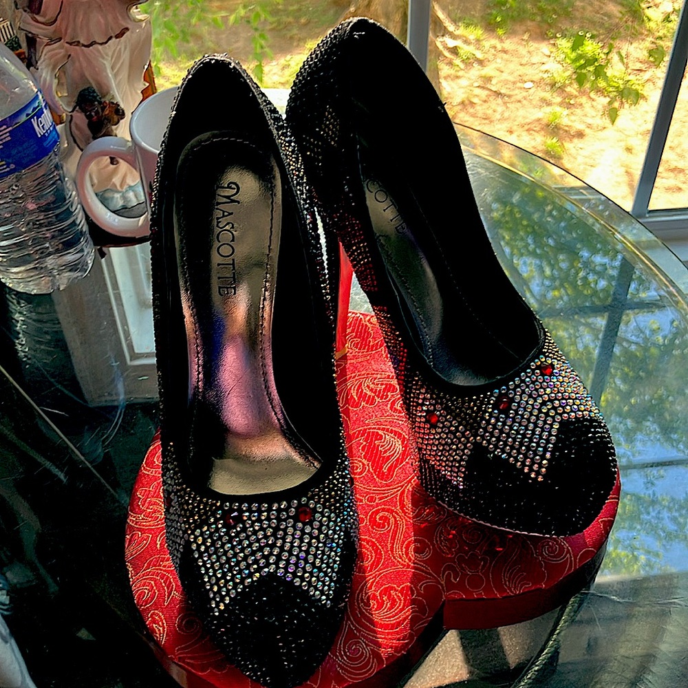 Mascotte Diamond Studded Heels